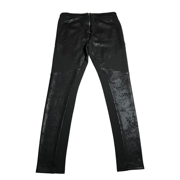 Romeo & Juliet Couture Pull On Coated Ponte Skinny Pants Size Small Rocker - Picture 2 of 10